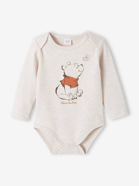 Lot de 2 bodies bébé garçon Disney® Winnie l’ourson vanille + marron 2 - vertbaudet enfant 