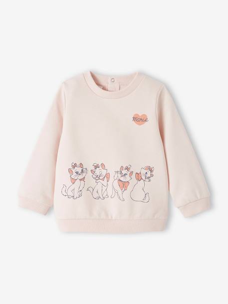 Sweat bébé Disney® Marie les Aristochats mauve pâle 1 - vertbaudet enfant 