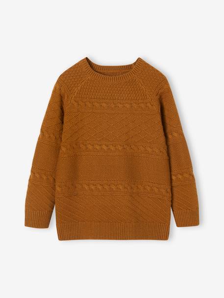 Pull maille fantaisie garçon  - vertbaudet enfant