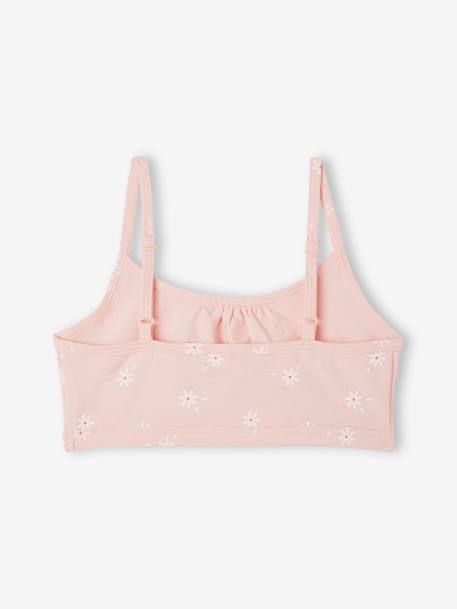 Lot de 2 brassières marguerites fille gris chiné 4 - vertbaudet enfant 