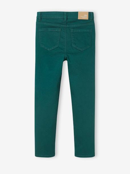 Pantalon Mom MorphologiK Fin fille écru+encre+pêche+rose poudré+vert sapin 22 - vertbaudet enfant 