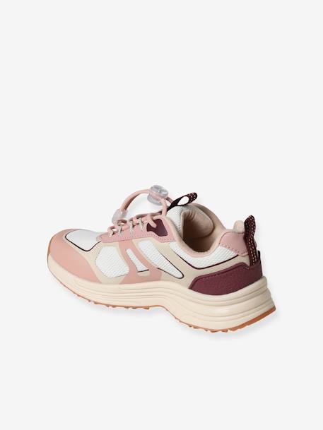 Baskets sport élastiquées fille semelle épaisse rose nude 5 - vertbaudet enfant 