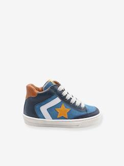 Chaussures-Chaussures garçon 23-38-Baskets, tennis-Baskets montantes lacées cuir enfant 3631B686 Babybotte®