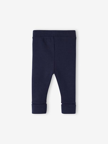 Legging évolutif bébé BASICS beige+cappuccino+jaune d'or+marine 11 - vertbaudet enfant 