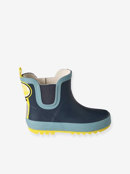 Bottes de pluie basses élastiquées enfant marine 2 - vertbaudet enfant 