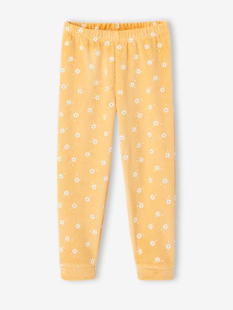 Lot de 2 pyjamas velours marguerites fille ocre 5 - vertbaudet enfant 