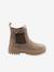 Boots zippées et élastiquées cuir enfant 3571B676 Babybotte® noisette 1 - vertbaudet enfant 