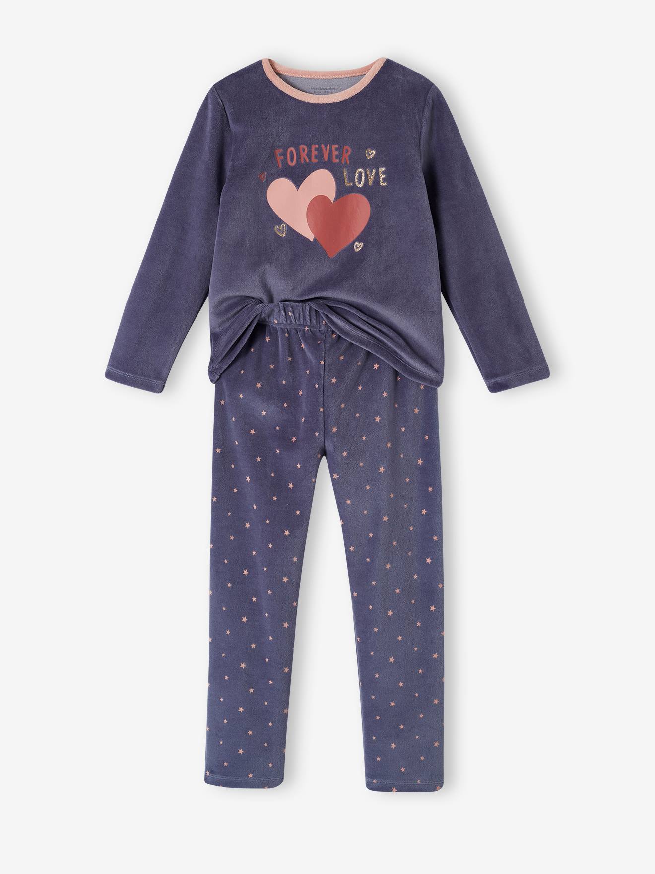 Fashion pyjama velours fille 4 ans