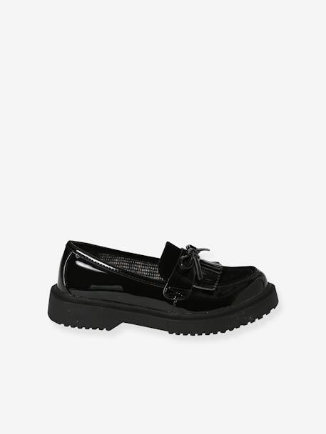 Mocassins vernis junior noir 3 - vertbaudet enfant 