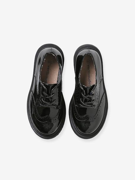 Derbies vernies semelle crantée enfant noir 6 - vertbaudet enfant 