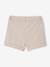 Short en velours côtelé fille beige poudré+noisette 2 - vertbaudet enfant 