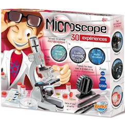 Jouet-Jeux éducatifs-Jeux scientifiques-Buki France - Microscope 30 expériences