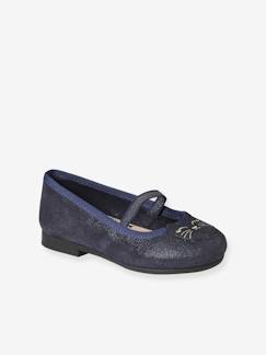 Chaussures-Chaussures fille 23-38-Ballerines, babies-Ballerines cuir pailleté fille collection maternelle