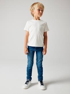 Jean slim MorphologiK FIN "waterless" garçon  - vertbaudet enfant