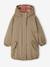 Parka à capuche fille doublée imitation fourrure bois de rose+kaki+noir+vert 6 - vertbaudet enfant 