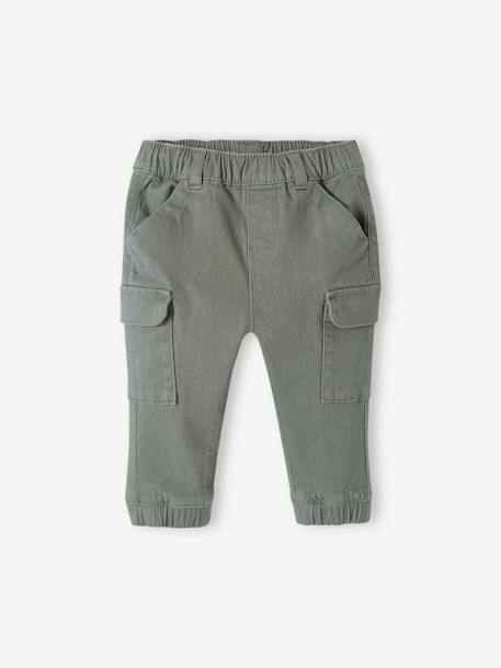 Pantalon bébé battle kaki 1 - vertbaudet enfant 