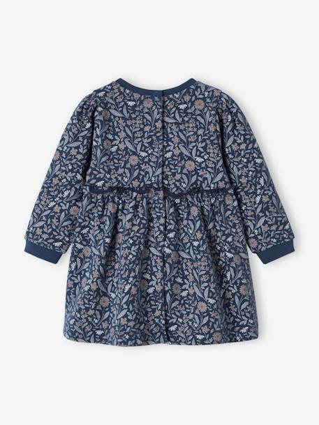 Robe bébé en molleton beige doré+bleu nuit+Léopard 10 - vertbaudet enfant 