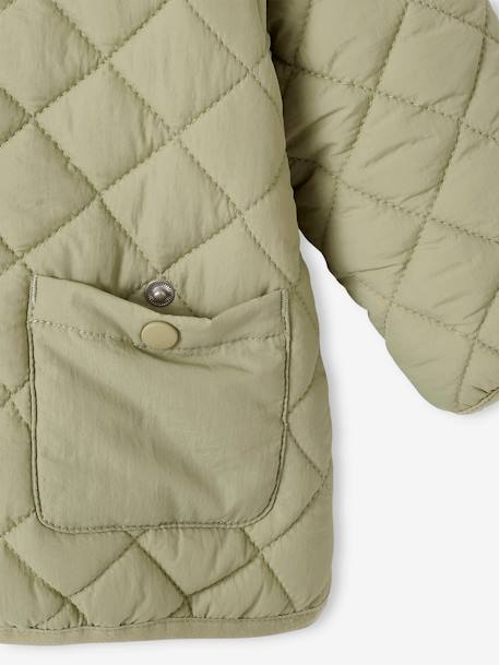 Blouson matelassé bébé avec capuche écru+vert 11 - vertbaudet enfant 