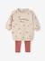 Ensemble robe + legging bébé personnalisable beige doré+rose+vert d'eau+vert sauge 1 - vertbaudet enfant 