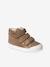 Baskets MID cuir scratchées fille collection maternelle beige doré 1 - vertbaudet enfant 