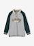 Polo-rugby London garçon manches longues raglan vert sapin 1 - vertbaudet enfant 