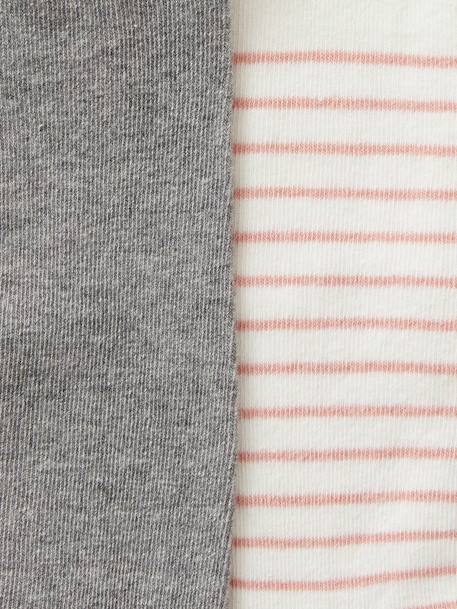 Lot de 2 paires de collants coeurs/animaux bébé fille gris ardoise 3 - vertbaudet enfant 