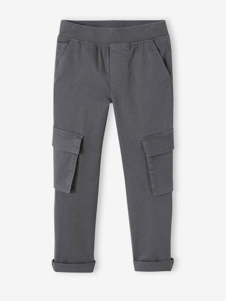 Garçon-Pantalon cargo droit MorphologiK facile à enfiler garçon Tour de hanches FIN