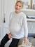 T-shirt blouse de grossesse volants en broderie anglaise écru 2 - vertbaudet enfant 