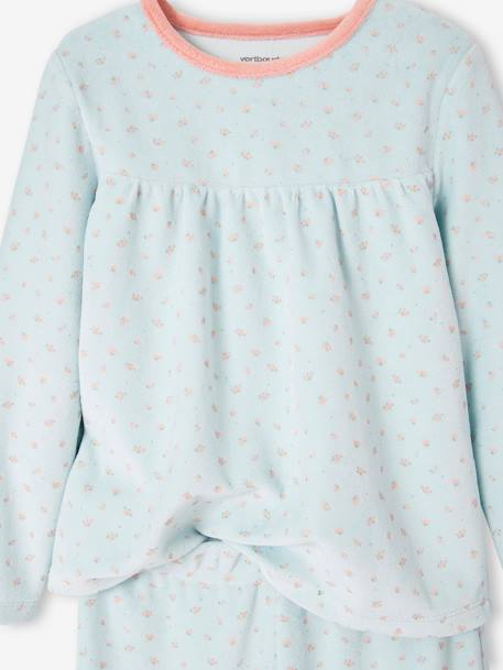 Lot de 2 pyjamas fleurs fille vert d'eau 9 - vertbaudet enfant 