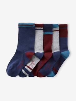 -Lot de 5 paires de chaussettes colorblock garçon