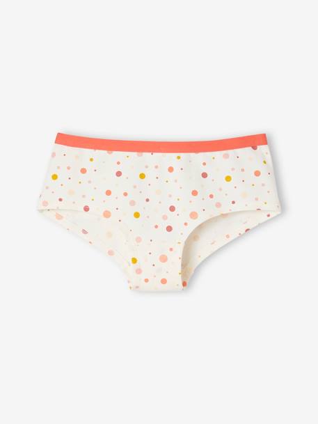 Lot de 5 shorties fille Pop abricot 6 - vertbaudet enfant 