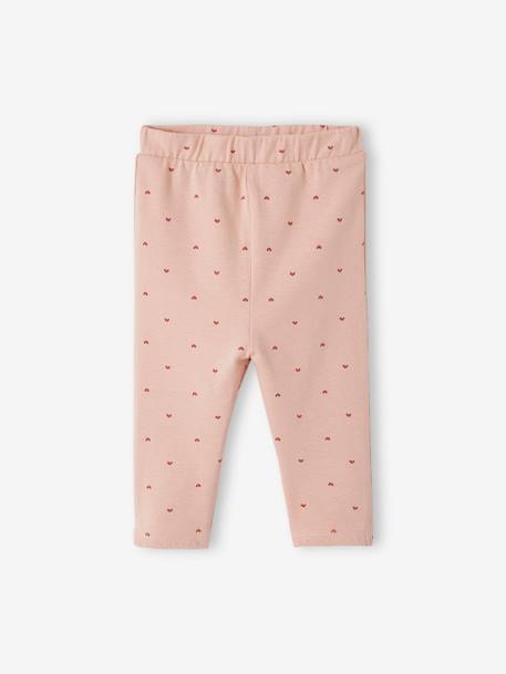 Lot de 2 leggings bébé rose poudré 2 - vertbaudet enfant 