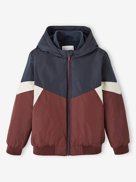 Garçon-Manteau, veste-Manteau, parka-Blouson coupe-vent colorblock garçon