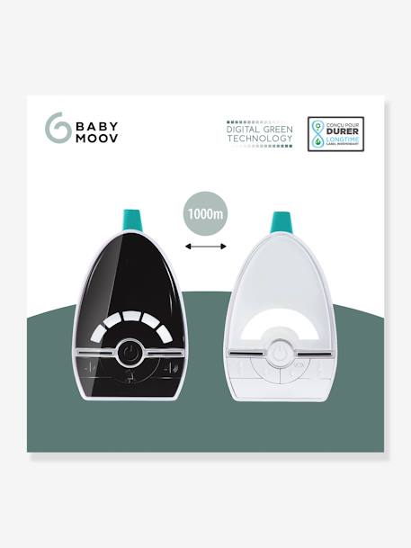 Ecoute-bébé Expert Care portée 1000 mètres BABYMOOV blanc/noir 5 - vertbaudet enfant 