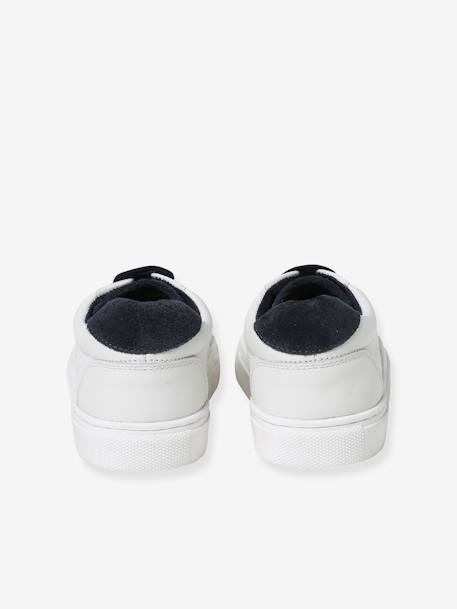 Baskets en cuir enfant blanc 10 - vertbaudet enfant 