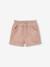 Short en velours côtelé bébé fille marine+noisette+rose poudré 10 - vertbaudet enfant 