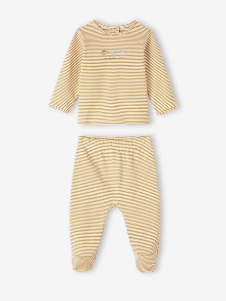 Lot de 2 pyjamas dinosaure bébé en interlock terracotta 2 - vertbaudet enfant 