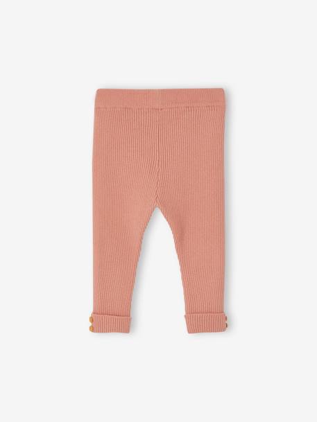 Legging en tricot bébé corail 2 - vertbaudet enfant 