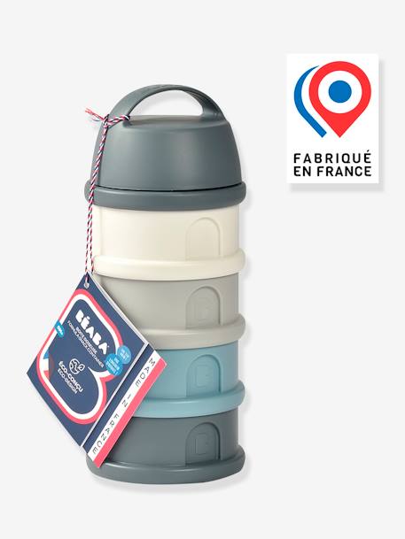 Boîte doseuse de lait 4 compartiments BEABA Cotton white/terracotta+gris+Mineral grey/pink+vert 6 - vertbaudet enfant 