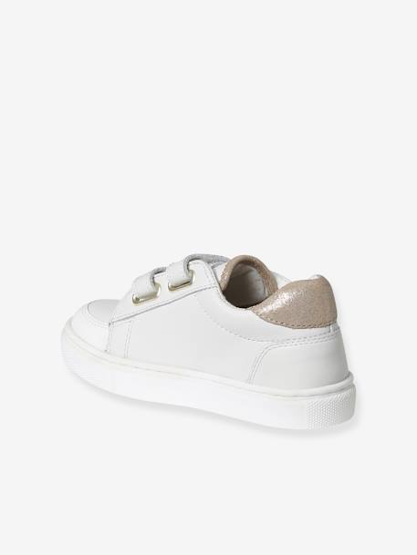 Baskets en cuir enfant blanc 6 - vertbaudet enfant 