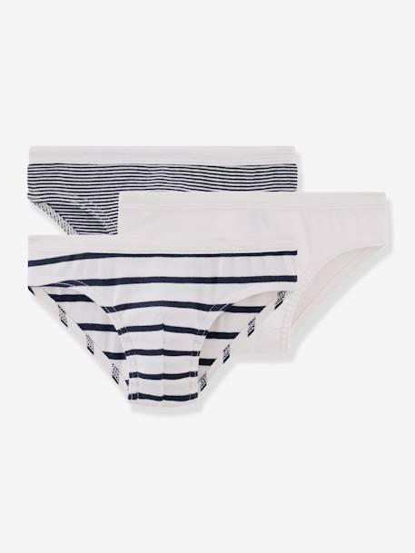 Lot de 3 slips PETIT BATEAU blanc 1 - vertbaudet enfant 