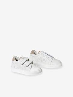 Chaussures-Chaussures fille 23-38-Baskets, tennis-Baskets en cuir enfant