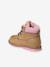 Boots fourrées lacées fille collection maternelle camel 3 - vertbaudet enfant 