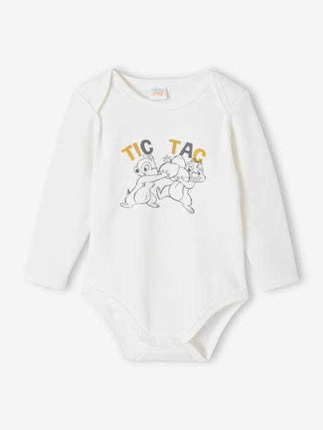 Ensemble bébé garçon body + pantalon + bonnet Disney® Tic & Tac blanc/moutarde 2 - vertbaudet enfant 