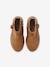 Boots cuir à pompon fille collection maternelle camel 4 - vertbaudet enfant 