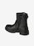 Bottes à brides zippées cuir fille noir 3 - vertbaudet enfant 