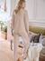 Ensemble 2 pièces homewear de grossesse beige poudré 3 - vertbaudet enfant 