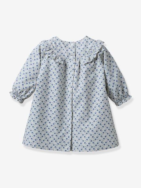 Robe Bébé imprimé fleuri CYRILLUS blanc imprimé 2 - vertbaudet enfant 