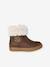 Boots zippées fourrées fille collection maternelle marron 2 - vertbaudet enfant 