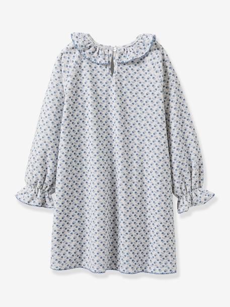 Chemise de nuit Fille en velours CYRILLUS blanc imprimé 2 - vertbaudet enfant 